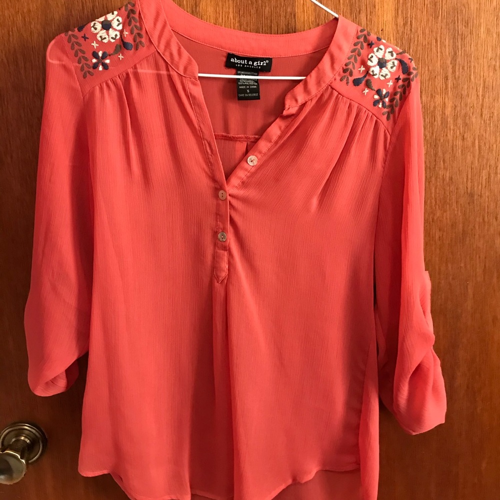 Pink shirt